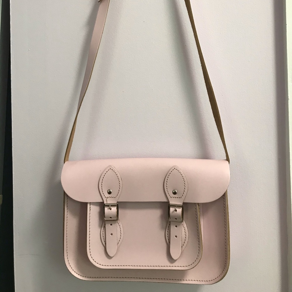 Genuine leather satchel